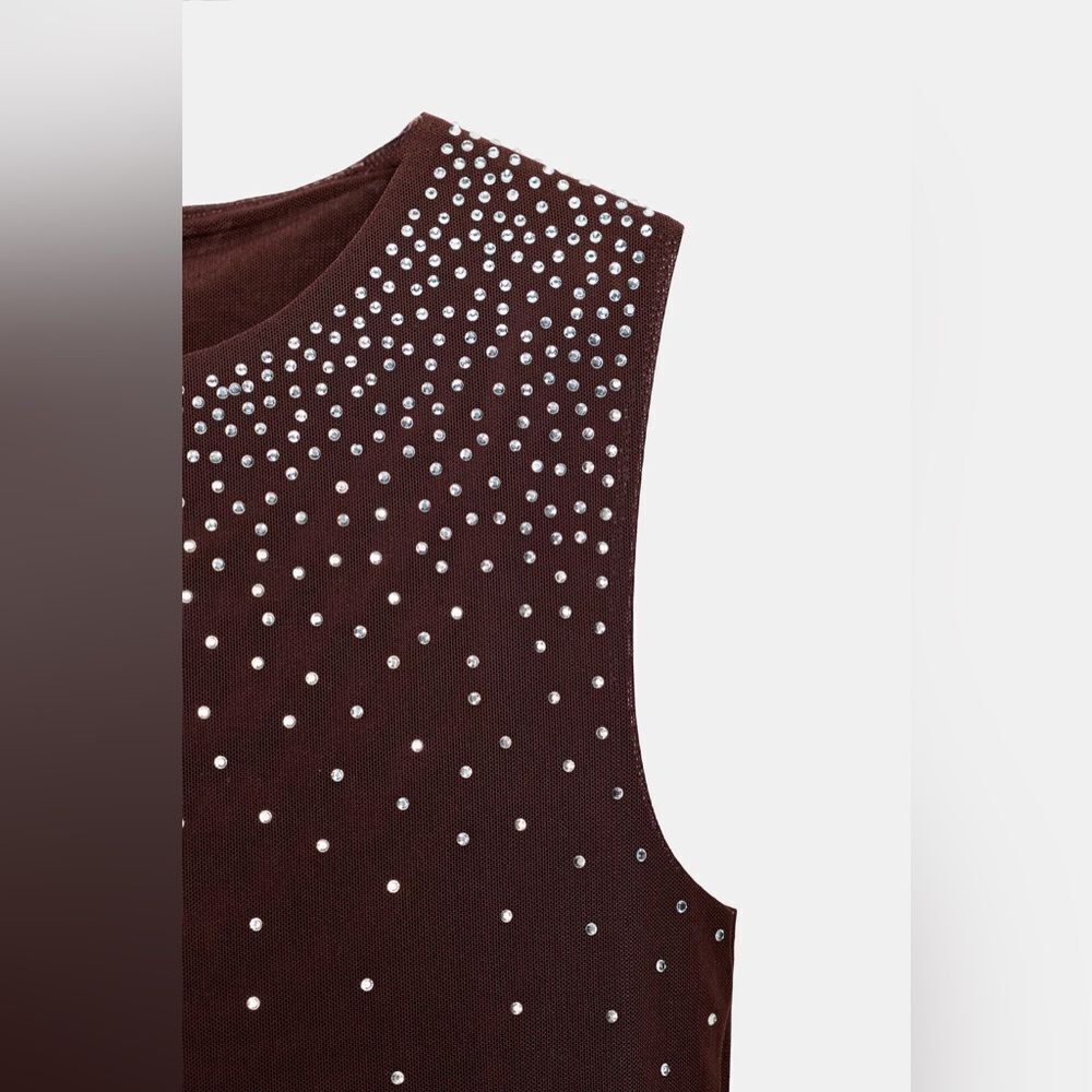 ZARA SPARKLY TOP - Picture 9 of 10